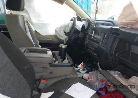 2016 Chevrolet Silverado 1500 Custom из США, поврежденный, VIN 1GCRCPEC7GZ366392